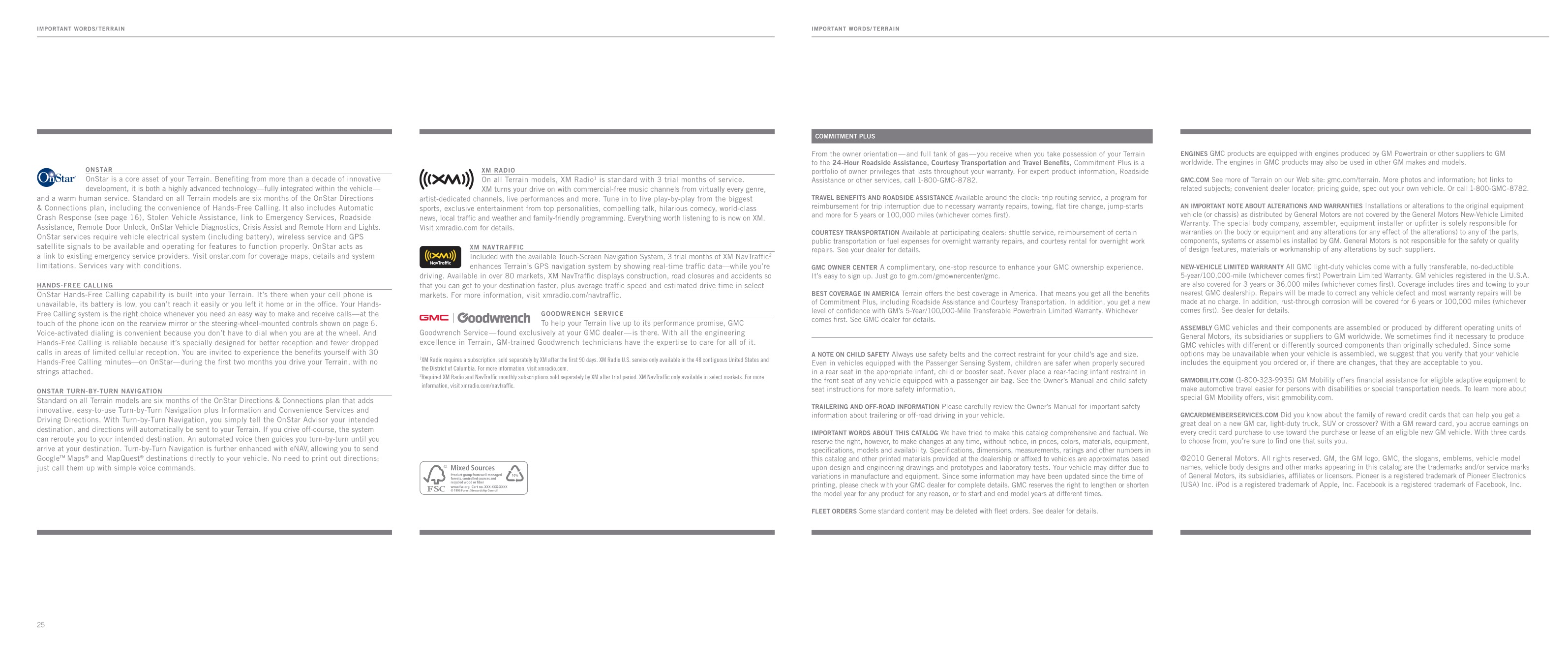 2011 GMC Terrain Brochure Page 16